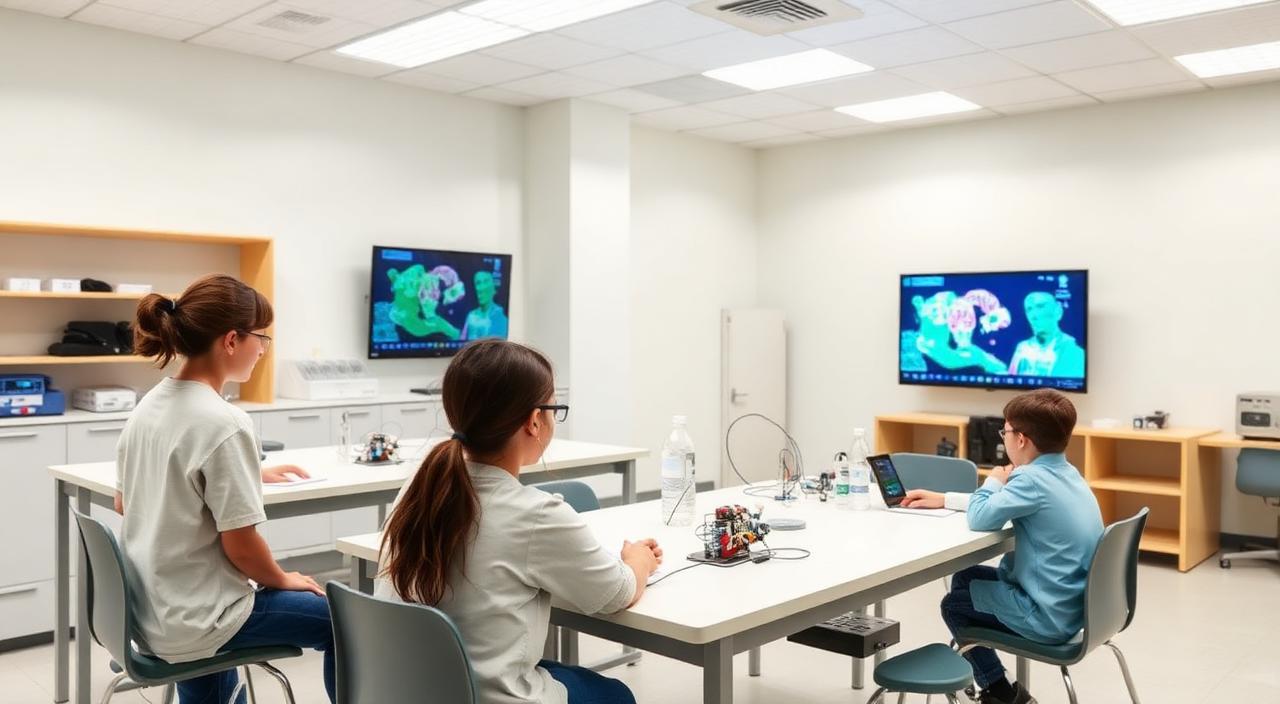The Best of Both Worlds: Enhancing STEM Learning through Hybrid Labs